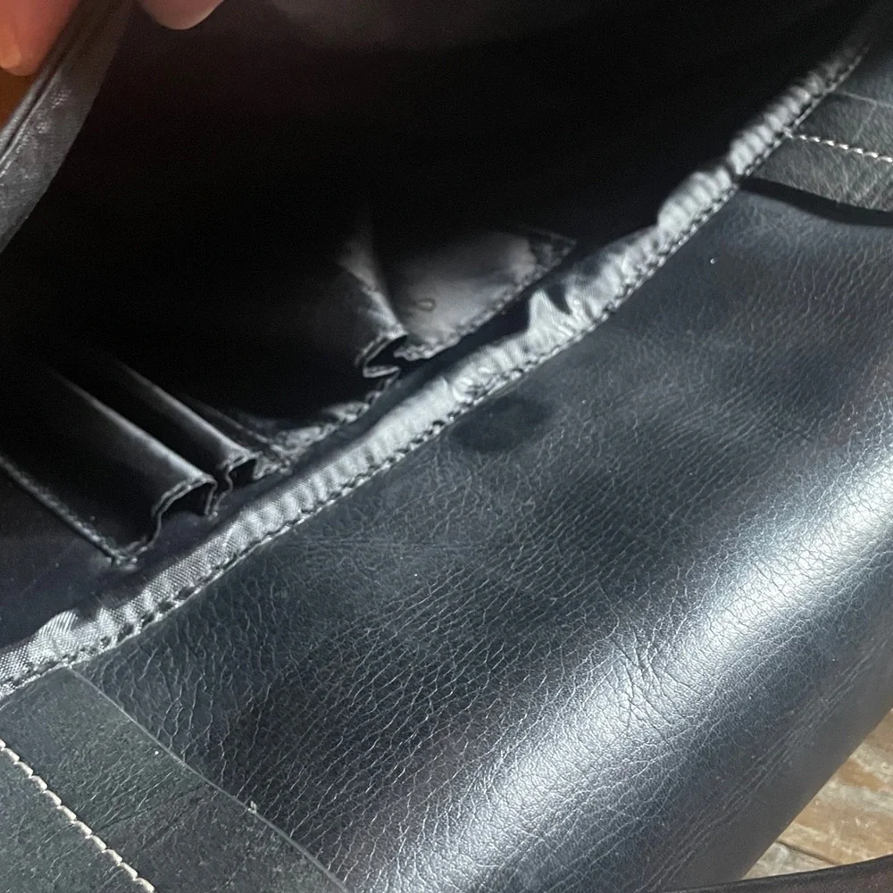 Bellino Branded Leather Messenger Bag Briefcase🖤